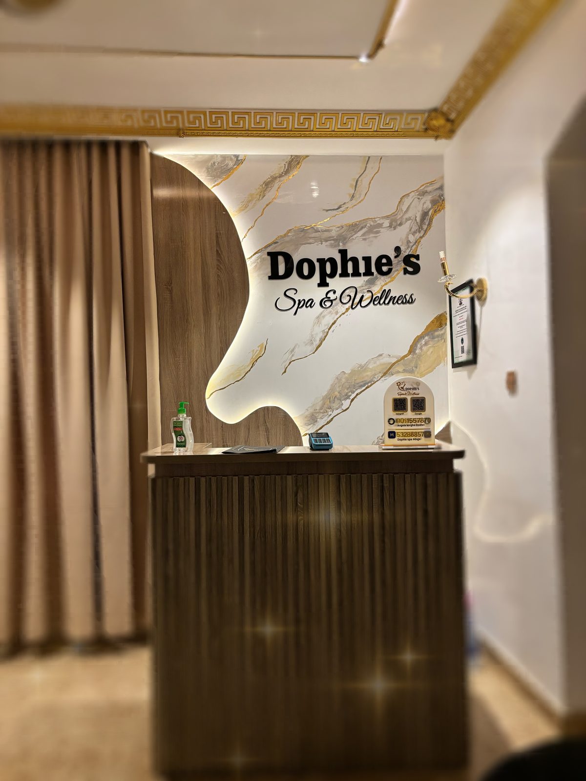 Dophie's Spa reception